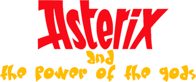Asterix and the Great Rescue logo for Sega Mega Drive